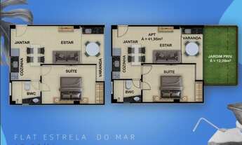 Imagem 5: Flat Atlântico Carneiros na Beira Mar - Lançamento