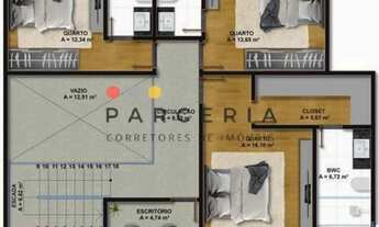 Imagem 3: Casa nova à venda em condomínio,243m², 4 dorm sendo 3 suítes, Rio Vermelho!