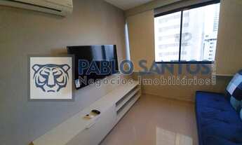 Imagem 2: Apto para locação no Beach class hotels e residence 40m2 andar alto