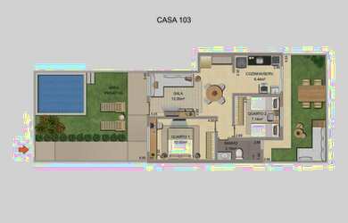 Imagem 5: Apartamento para Venda em Ribeirão das Neves, Bom Sossego, 2 dormitórios, 1 banheiro, 1 va