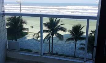 Imagem 2: Apartamento com varanda mobiliado frente mar, com 2 dormitórios na Vila Caiçara - Praia Gr