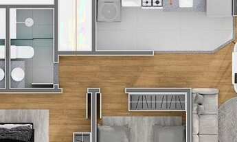 Imagem 3: Vendo Apartamento 2 dormitórios - Com Varanda - Bairro Flamboyant