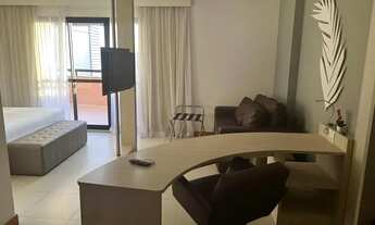 Imagem 2: Flat Mercury Perto Salvador Shopping 1/4 Climatizado Varanda Mobiliado Pituba Aquarius