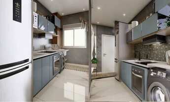 Imagem 4: Apartamento á venda sendo 30m² a 50m² planta 1 e 2 Dorms + varanda + vaga (direto com con