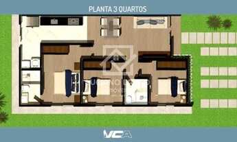 Imagem 4: Casa 3 Quartos com Quintal, Condomínio Conde I, à venda, 77 m²