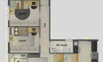 Imagem 2: Apartamento 2 quartos em Praia da Costa