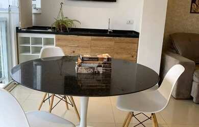 Imagem 3: Apartamento com 1 dormitório para alugar, 53 m² por R$ 5.870,00/mês - Anália Franco - São