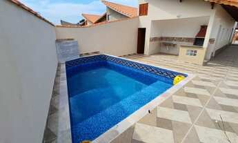 Imagem 3: CASA NOVA LOCAIZADA A 200 METROS DO MAR COM PISCINA E CHURRASQUEIRAS PRIVATIVAS