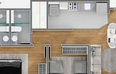 Imagem 3: Apartamento 2 dormitórios - Com Varanda - Bairro Flamboyant