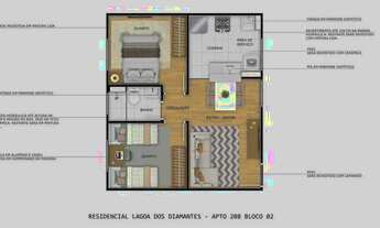 Imagem 5: Apartamento com 2 dormitórios à venda em Lagoa Santa
