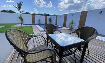 Imagem 4: Ponta Negra 2 /Térrea 220m² 4 Suítes/ Semi Mobiliado e Climatizado/ Piscina