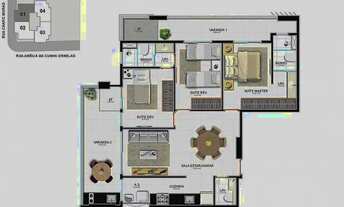 Imagem 3: Apartamento com 3 dormitórios à venda em Vitória