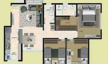 Imagem 3: Apartamento com 3 dormitórios à venda em Belo Horizonte