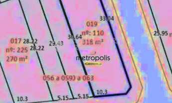 Imagem 4: Terreno à venda, 310 m² por R$ 630.000,00 - Vila Pires - Santo André/SP