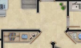 Imagem 6: Apartamento para venda possui 52 metros quadrados com 2 quartos. Excelente localização