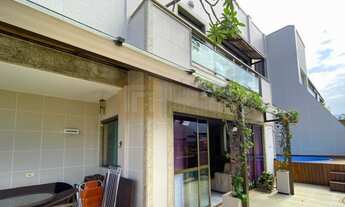 Imagem 3: Linda Cobertura Duplex Posto 3 da Barra da Tijuca 262m² 4 Suítes todas com armários Sala A