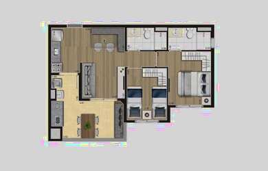 Imagem 3: LINDO APARTAMENTO - COM CHURRASQUEIRA NA VARANDA - HÁ POUCOS MINUTOS DO SHOPPING CENTER N