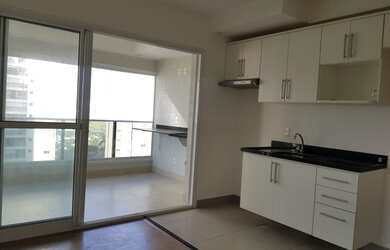 Imagem 4: Apartamento com 1 dormitório para alugar, 50 m² por R$ 3.200,00/mês - Jardim Aquarius - Sã