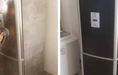 Imagem 3: Envelopamento de Geladeira