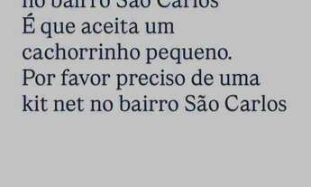 Imagem: Procuro um lugar no bairro São Carlos