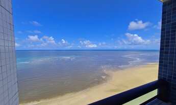 Imagem 3: Apto disponível para aluguel, de frente para o mar, com área de lazer completa, varanda 1