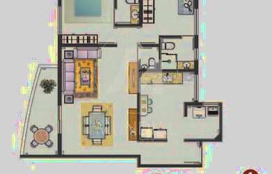 Imagem 5: Apartamento (tipo - padrao) 3 dormitórios/suite, portaria 24 horas, elevador, em condomíni