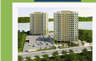 Imagem 2: Apto de 54m², 2 quartos, uma vaga, lazer completo, pronto para morar, ao lado da lagoa da