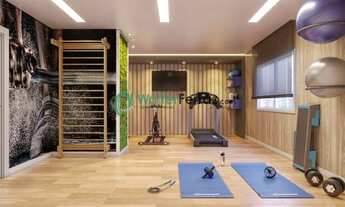 Imagem 3: 2 dormitórios - 1 suíte - sala com sacada Praia Grande