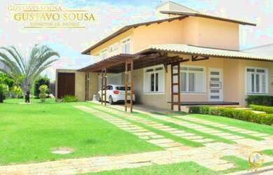 Imagem 2: Casa com 4 dormitórios para alugar, 370 m² por R$ 14.257,83/mês - Alphaville Fortaleza - F