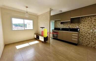 Imagem 2: Apartamento com 2 dormitórios para alugar, 60 m² por R$ 1.268,00/mês - Jardim dos Ypês - P