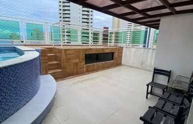 Imagem 4: Apartamento Cobertura Duplex Totalmente Mobiliada em Ponta Negra- Três Suítes - 185m²