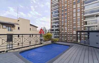 Imagem 2: Cobertura Itaim Bibi Reformada Piscina Aquecida Gourmet Churrasqueira Pizza Shops Faria Li