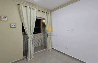 Imagem 3: Apartamento Sala Living - Frente - Gonzaga - Santos/SP