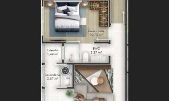 Imagem 3: APARTAMENTO COM 1 SUÍTE + 1 DEMI-SUÍTE NO BAIRRO SANTA RITA