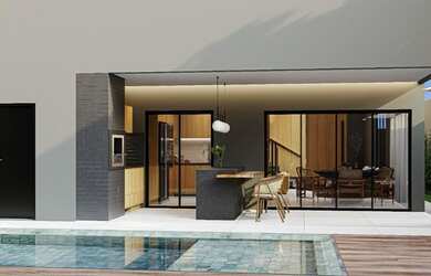 Imagem 7: Casa de condomínio sobrado com 232 m² com 4 Suítes e terreno de 323 m²