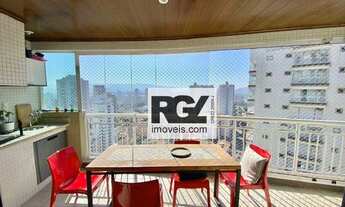 Imagem 3: Apartamento com 3 dormitórios à venda, 199 m² por R$ 2.200.000,00 - Ponta da Praia - Santo
