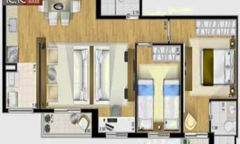 Imagem 7: Apartamento Condomínio Fatto Alphaville - 72 Mts 2 Dorms 1 Vaga - Oportunidade - Ótima loc