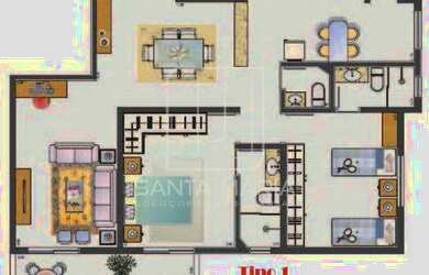 Imagem 2: Apartamento (tipo - padrao) 3 dormitórios/suite, portaria 24 horas, elevador, em condomíni