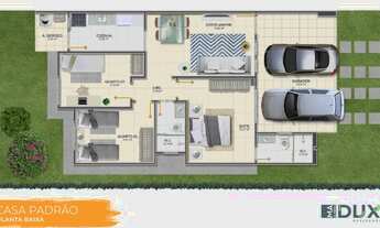 Imagem 4: Casa no Condomínio DUX Residence no Sim 81.00m² sendo 3 Quartos com 1 Suíte e 2 Garagens