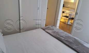 Imagem 6: Flat mobiliado reforado, com 1x dormitório em andar alto no Jardim Paulista. Sem burocraci