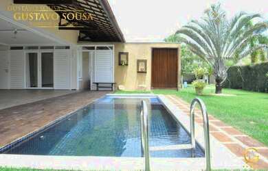 Imagem 4: Casa com 4 dormitórios para alugar, 370 m² por R$ 14.257,83/mês - Alphaville Fortaleza - F