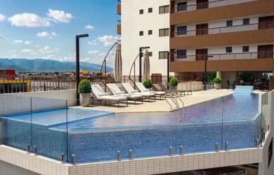 Imagem 2: Lançamento entrega em junho/2028, prédio com lazer completo, sacada gourmet e aceita parce