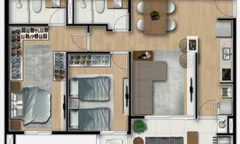 Imagem 7: Apartamento no Portal da Mantiqueira