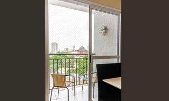 Imagem 5: Apartamento com 2 dormitórios, sala, cozinha, 2 banheiros, varanda, semi mobiliado, 1 vaga