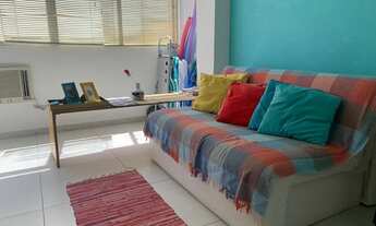 Imagem 2: Sala Living Vista ao Mar - Pé na Areia - Mobiliado - Itararé - São Vicente - SP