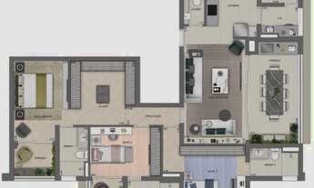 Imagem: Apartamento de 140m², com 03 suítes, 02