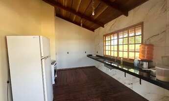 Imagem 5: Chácara 2000m², Casa de Madeira, 3Q, Área Gourmet, Piscina, Tanque Peixe, Aragoiânia