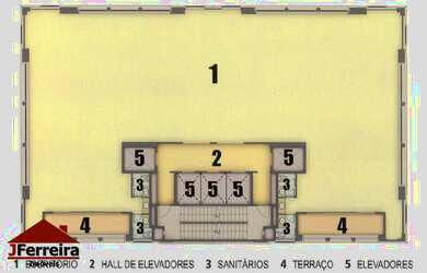 Imagem 3: ITAIM - Laje corporativa com 482m², 18 vagas, andar alto