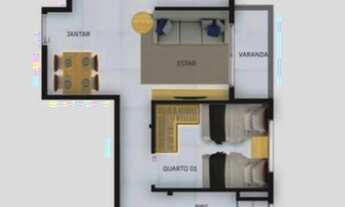Imagem 4: Apartamento 54 a 57m² com suíte à venda - Monte Castelo - SJC