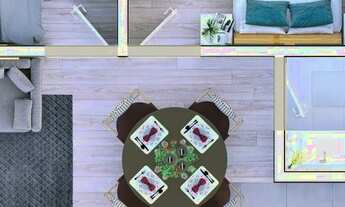 Imagem 2: Apartamentos com dois dormitórios com maior planta e menor preço!